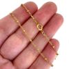 Wholesale 1/20 14K Gold Filled Finished Chain - 2mm Bead Satellite Chain