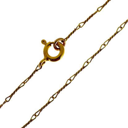 Wholesale Gold Over 925 Sterling Silver Finished Jewelry Chain - Fancy Twisted Link