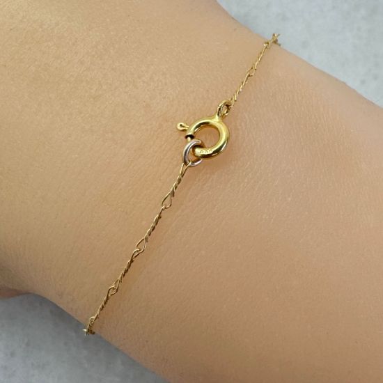 Wholesale Gold Over 925 Sterling Silver Finished Jewelry Chain - Fancy Twisted Link