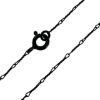 Wholesale Oxidized 925 Sterling Silver Finished Chain - Fancy Twisted Link