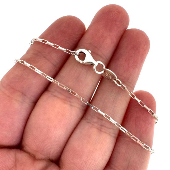 Wholesale 925 Sterling Silver Finished Chain - Small Box Chain