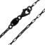 Wholesale Oxidized Sterling Silver Finished Chain - Small Box Chain