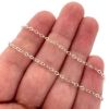 Wholesale 925 Sterling Silver Bulk Chain - 1.8x2.5mm Flat Cable Chain (Sold per foot)