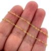 Wholesale 1/20 14K Gold Filled Small Flat Cable Chain  1.7mm by 2mm (sold per foot ) 