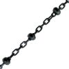 Wholesale Oxidized Sterling Silver Bulk Chain -2.5mm Ball Satellite Chain (Sold per foot) 