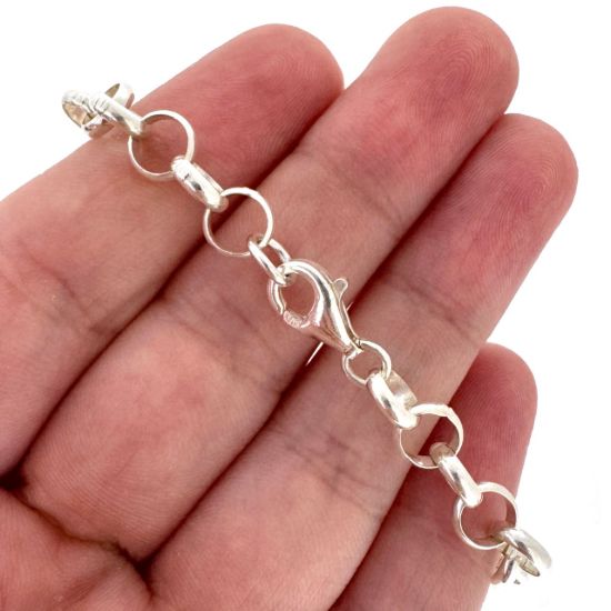 Wholesale Sterling Silver Finished Chain - Huge Chunky 6.5mm Rolo