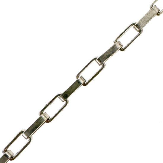 Wholesale Sterling Silver Bulk Chain - 4x1.8mm Long Box Chain (sold per foot)