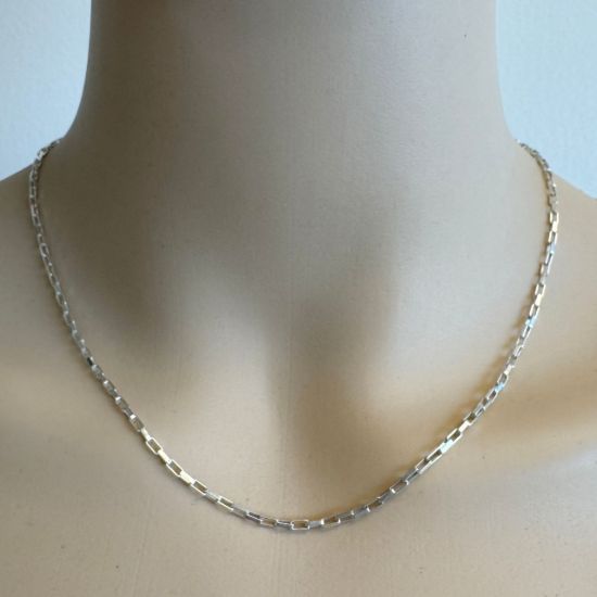 Wholesale Sterling Silver Bulk Chain - 4x1.8mm Long Box Chain (sold per foot)