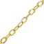 Wholesale 1/20 14K Gold Filled Bulk Textured Cable Chain - 3mm x 2.2mm (sold per foot ) 
