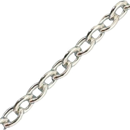 Wholesale 925 Sterling Silver Bulk Chain - 2.8x3.5mm Oval Cable Chain (sold per foot)