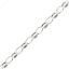 Wholesale Sterling Silver Bulk Chain - 2mm Oval Diamond Cut Rolo Chain (Sold per foot) 