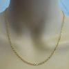 Wholesale Gold over Sterling Silver Bulk Chain - 2mm Oval Diamond Cut Rolo Chain (Sold per foot) 