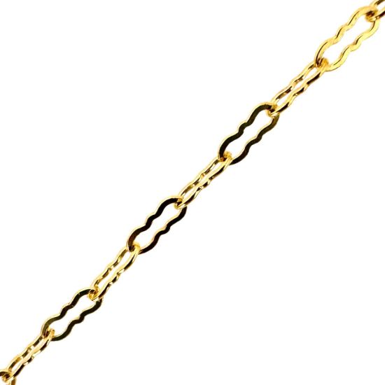 Wholesale 1/20 14k Gold Filled Bulk Chain - Krinkle Chain  (sold per foot) 