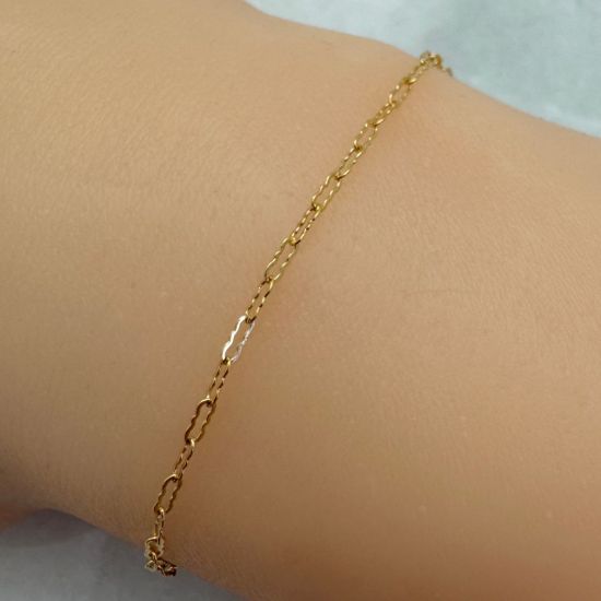 Wholesale 1/20 14k Gold Filled Bulk Chain - Krinkle Chain  (sold per foot) 