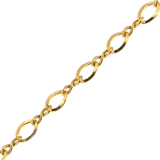 Wholesale 1/20 14k Gold Filled Figure 8 Cable Chain 3mm by 2mm (sold per foot)