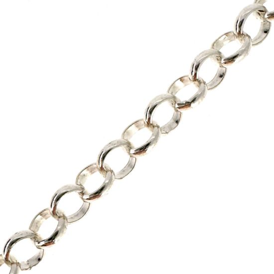 Wholesale Sterling Silver Bulk Chain - 3mm Rolo Chain (sold per foot)