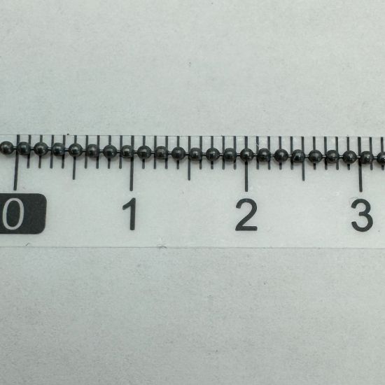 Wholesale Oxidized Sterling Silver Bulk Chain- 1.2mm Ball Chain (Sold Per Foot)