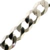 Wholesale Sterling Silver Bulk Chain - Chunky Diamond Curb Chain 7.8 X 6.2mm (sold per foot) 