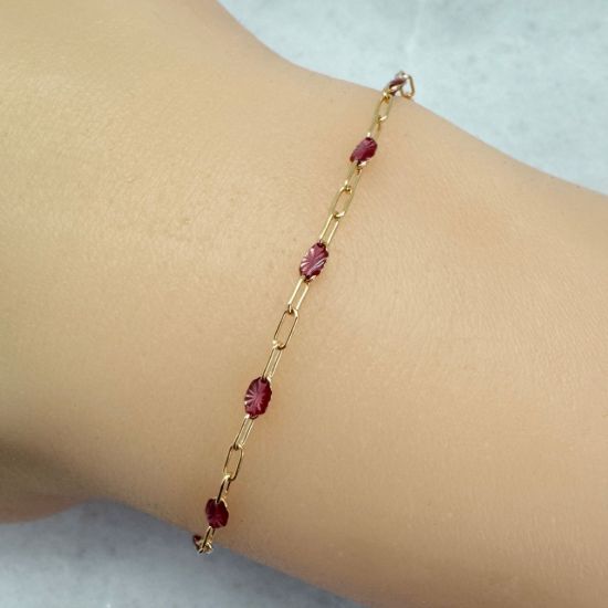 WHOLESALE GOLD FILLED ENAMEL CHAIN BRACELET NECKLACE JEWELRY