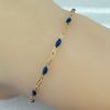 WHOLESALE GOLD FILLED ENAMEL CHAIN BRACELET NECKLACE JEWELRY