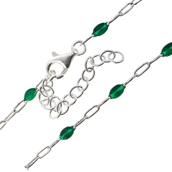 WHOLESALE STERLING SILVER ENAMEL CHAIN BRACELET NECKLACE JEWELRY