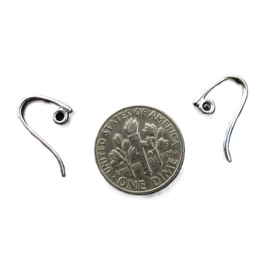 Wholesale Sterling Silver Sleek and Sexy Style Hooks (1 pair)