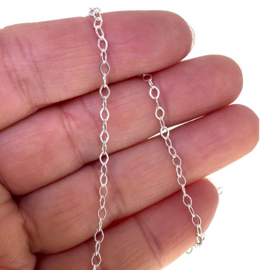 wholesale sterling silver bulk chain by the foot for jewelry making