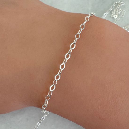 wholesale sterling silver bulk chain by the foot for jewelry making
