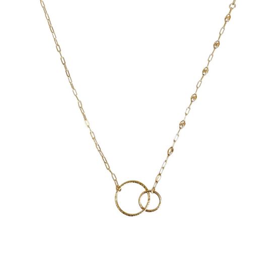 wholesale gold filled birthstone enamel chain necklace crystal april