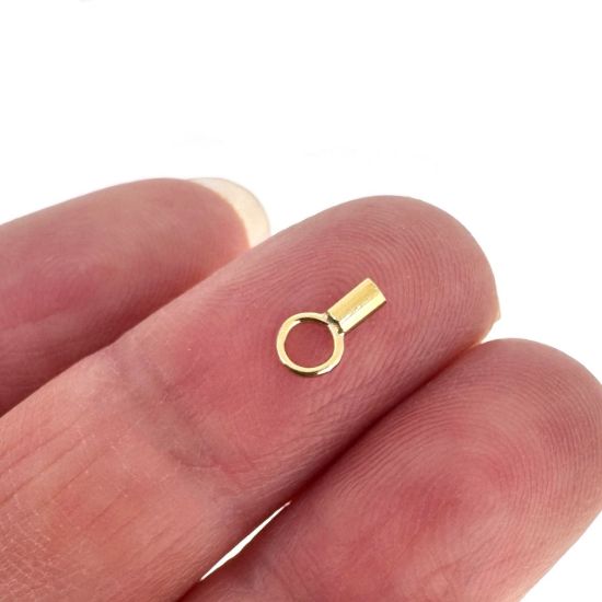 Wholesale 14K GOLD FILLED Plain Tube Ends ,Crimp Endings for Jewelry Making, Wholesale Findings