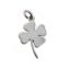 wholesale sterling silver clover charm findings for jewelry making