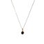 wholesale gold filled gold plated natural birthstone curb chain necklace