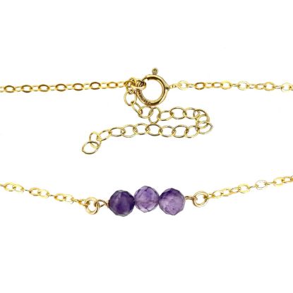 wholesale gold filled natural gemstone birthstone bracelet anklet necklace choker adjustable