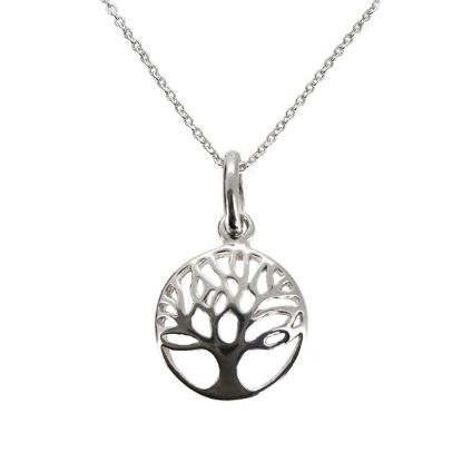 Wholesale Sterling Silver Tree of Life Charm Necklace