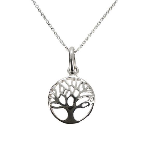 Wholesale Sterling Silver Tree of Life Charm Necklace