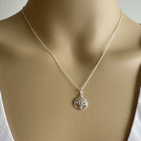 Wholesale Sterling Silver Tree of Life Charm Necklace
