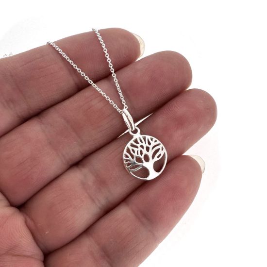 Wholesale Sterling Silver Tree of Life Charm Necklace