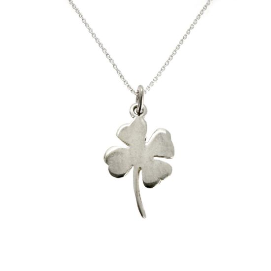 Wholesale Sterling Silver Clover Charm Necklace