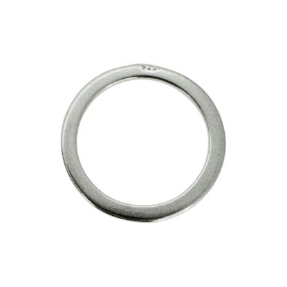 Wholesale Sterling Silver 14mm Circle Closed Jumpring Charm  for Jewelry Making
