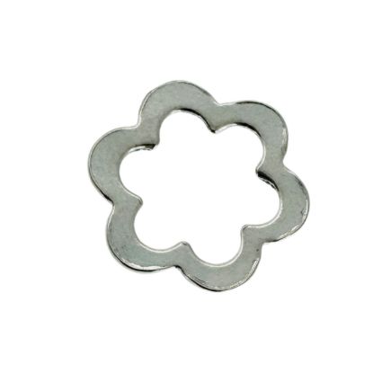 Wholesale Sterling Silver Sweet Flower Connector Charm and Pendants for Jewelry Making