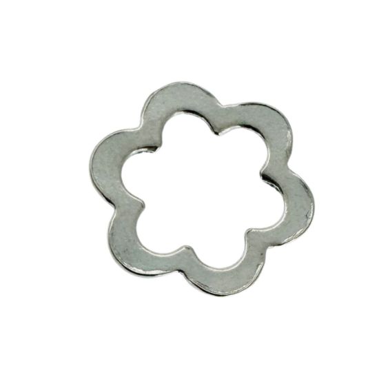 Wholesale Sterling Silver Sweet Flower Connector Charm and Pendants for Jewelry Making