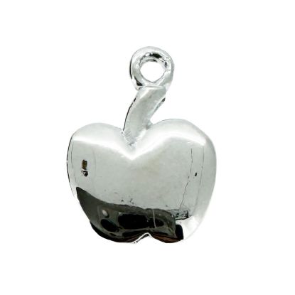 Wholesale Sterling Silver Tiny Apple Charm, Charms and Pendants for Jewelry Making, Wholesale Findings