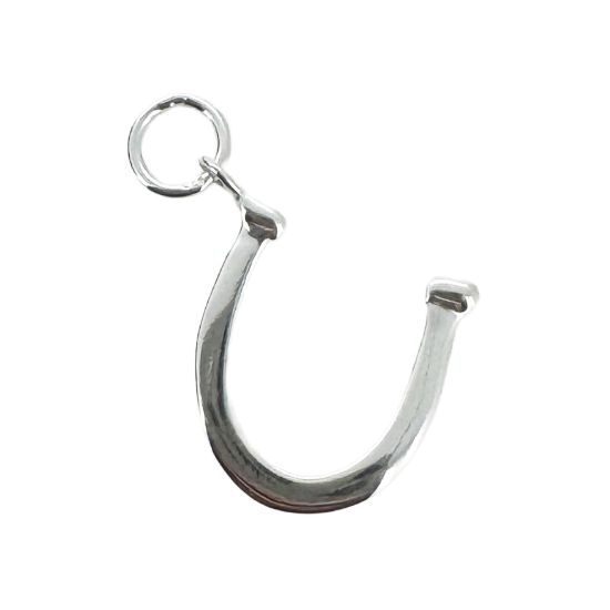Wholesale Sterling Silver Horseshoe Charm, Charms and Pendants for Jewelry Making, Wholesale Findings