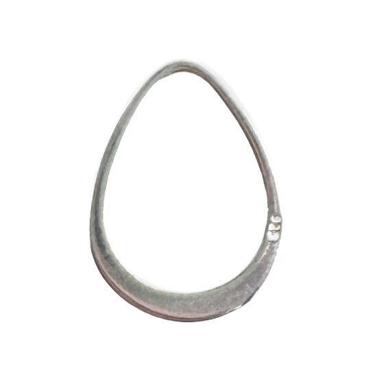 Wholesale Sterling Silver Small Teardrop Link, Charms and Pendants for Jewelry Making, Wholesale Findings