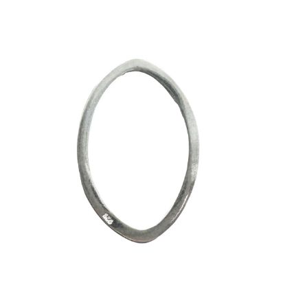 Wholesale Sterling Silver Big Oval Link Connector, Charms and Pendants for Jewelry Making, Wholesale Findings