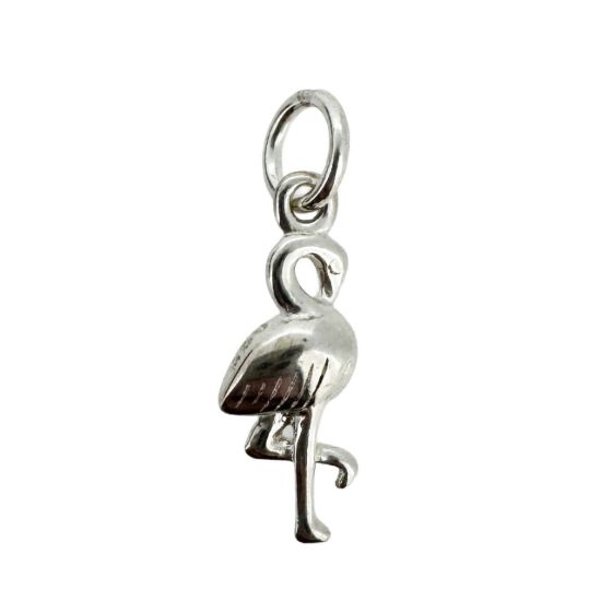 Wholesale Sterling Silver Flamingo Charm, Charms and Pendants for Jewelry Making, Wholesale Findings