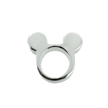 Wholesale Sterling Silver Mouse Ears Charm, Charms and Pendants for Jewelry Making, Wholesale Findings