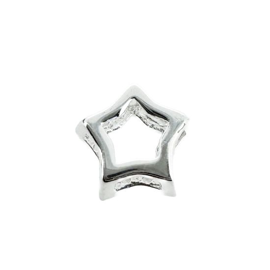 Wholesale Sterling Silver Tiny Star Connector Charm with CZ Stone , Charms and Pendants for Jewelry Making, Wholesale Findings