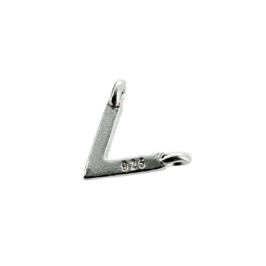 Wholesale Sterling Silver Chevron Point Connector Charm, Charms and Pendants for Jewelry Making, Wholesale Findings