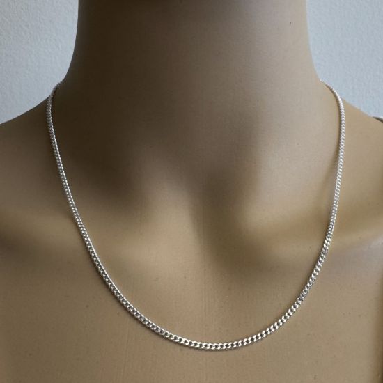 wholesale sterling silver 2mm curb chain